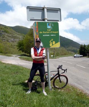 Col de Portet d'Aspet in the sun